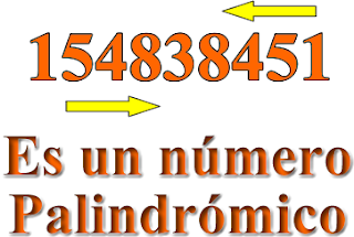 Curiosidades numéricas, Curiosidades de números, Palíndrome, Palindrómico, Números Palindrómicos