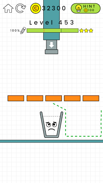 Happy Glass Level 453 Solution, Cheats, Walkthrough 3 Stars for Android and iOS