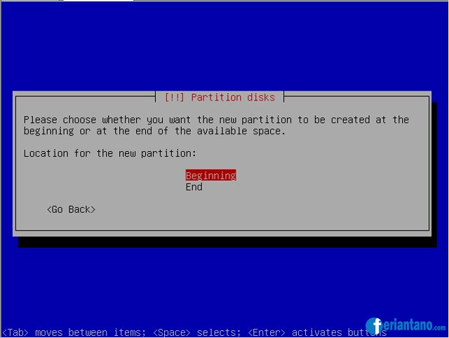 Cara Install Debian 5 Lenny Berbasis Text (CLI) Lengkap Dengan Gambar - Feriantano.com