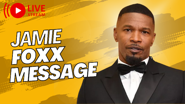 Jamie Foxx speaks for the first time