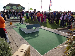 Richard Gottfried at the World Crazy Golf Championships in Hastings