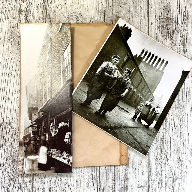 Using Old Photos From A Modern Book To Make Faux Vintage Ephemera