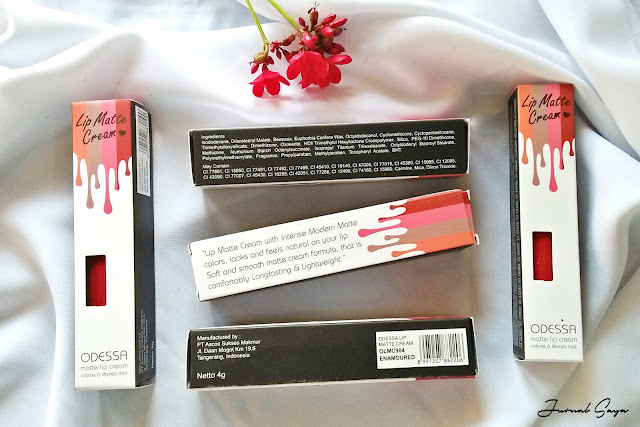 kemasan lip matte cream odessa eternally beauty