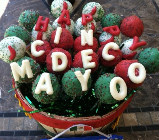 cake pops display. Cinco De Mayo Cake Pops