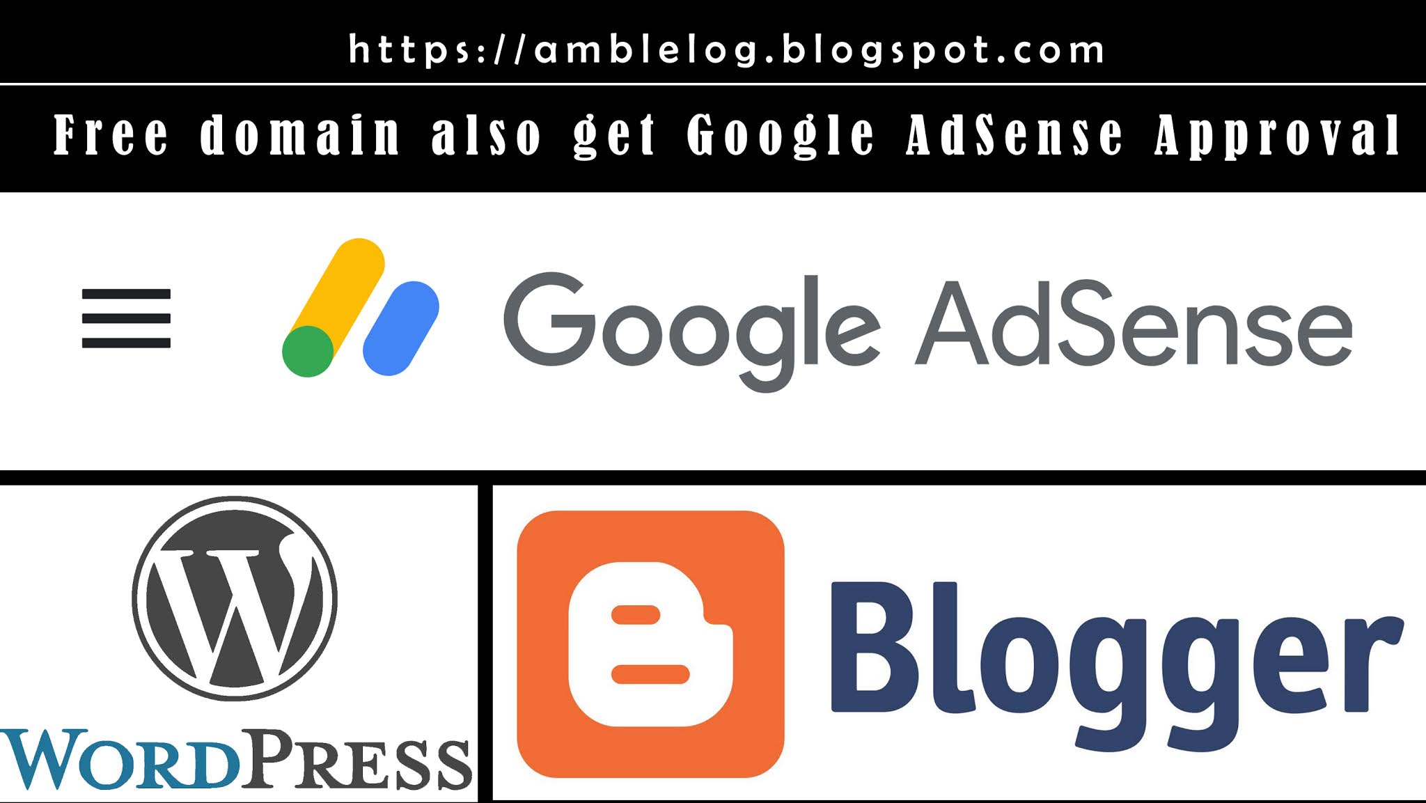 Free domain  and Google AdSense Approval