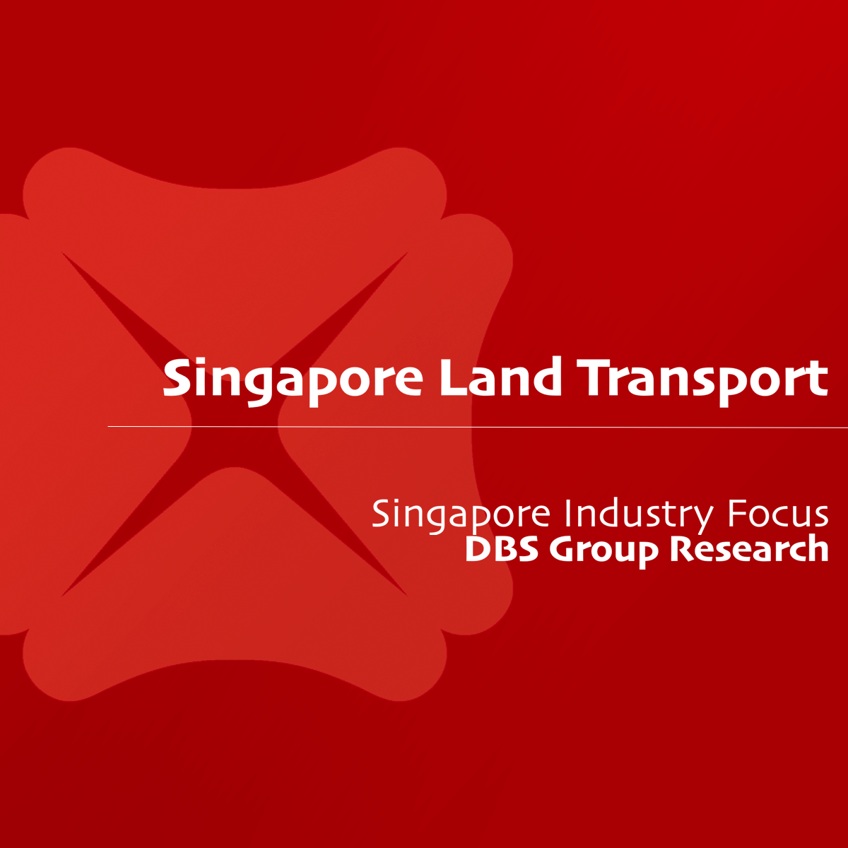 Singapore Land Transport - DBS Group Research | SGinvestors.io