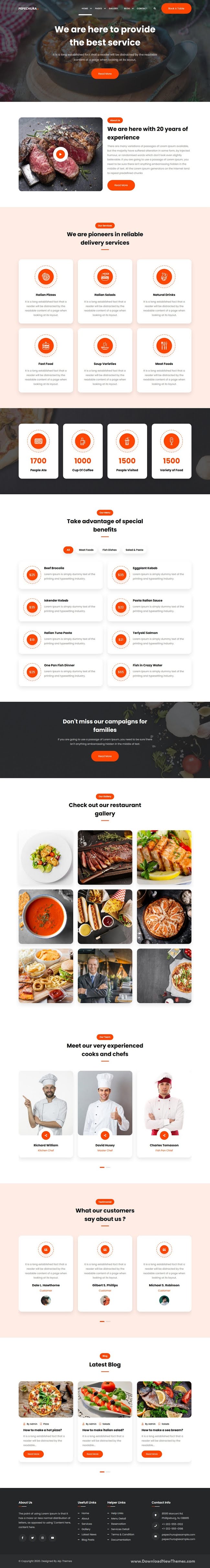 Restaurant and Food Template