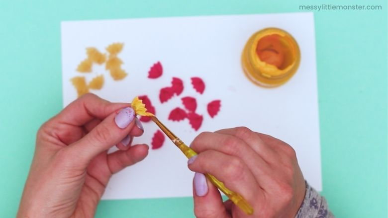 How to paint pasta