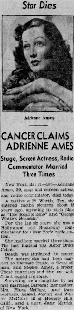 Adrienne Ames Died