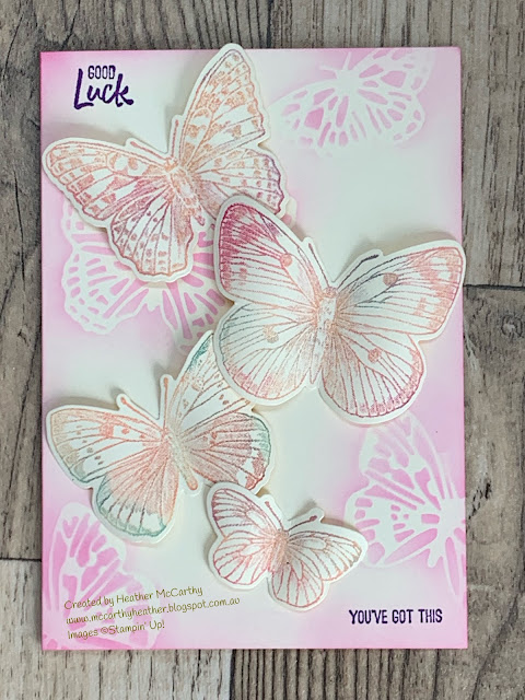 butterfly brilliance stamp, Brilliant wings dies, Stampin' Up!