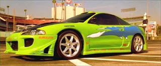 brian o'conner's green eclipse 1995 mitsubishi the fast and the furious 