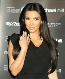 Kim Kardashian engagement ring