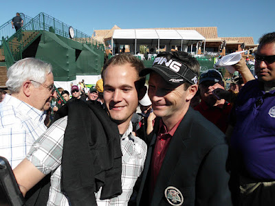 Mark Wilson Fan Pics at TPC Scottsdale Hole 18 