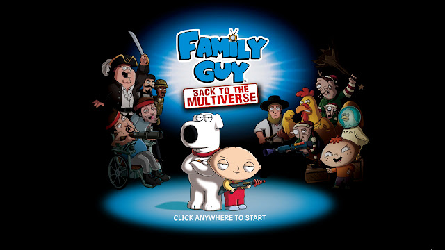 Family Guy Back to the multiverse title screen
