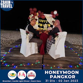 Pakej Honeymoon ke Pulau Pangkor Perak 3 Hari 2 Malam pada 31 Disember 2022 - 02 Januari 2023 2