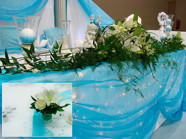 Summer Autumn or Winter Wedding floral arrangements and marriage go