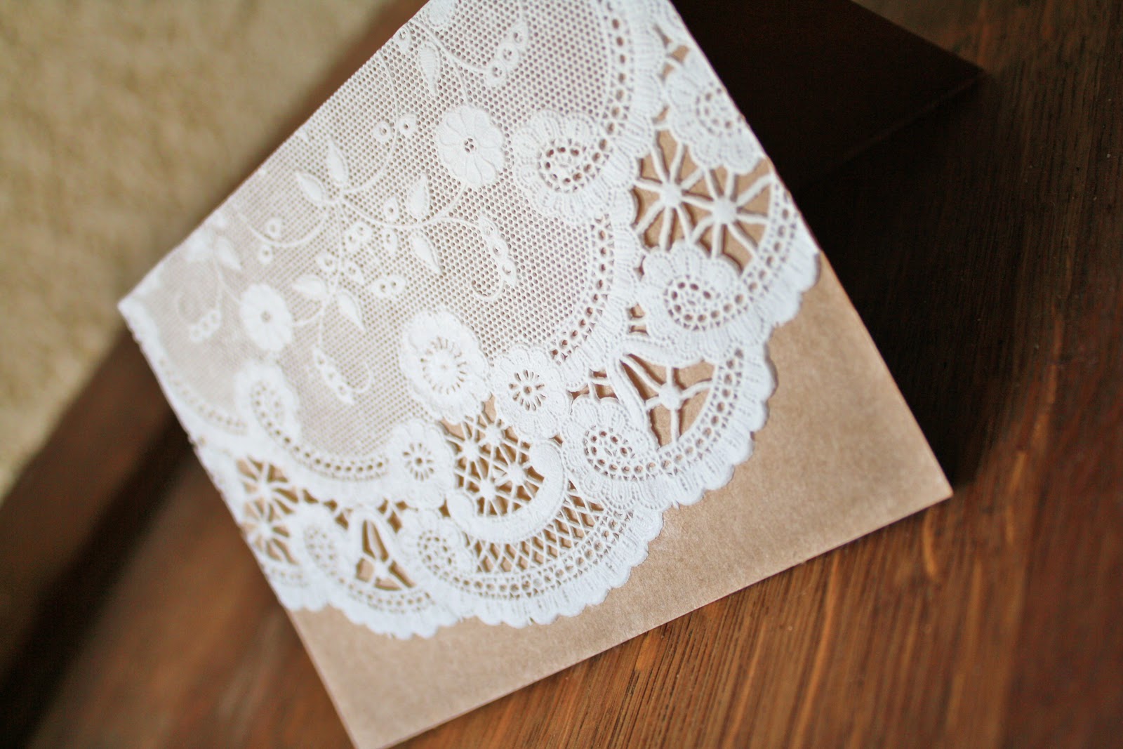 DIY Paper Doily Invitations