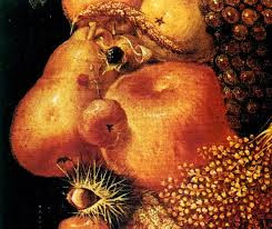 "O Outono" foi pintado por Giuseppe Arcimboldo (Milão, 1527 - 1593) que viveu vários anos em Praga. As suas obras mais conhecidas são "As quatro estações", onde usou pela primeira vez imagens da natureza, tais como frutos, verduras e flores, para compor rostos humanos.