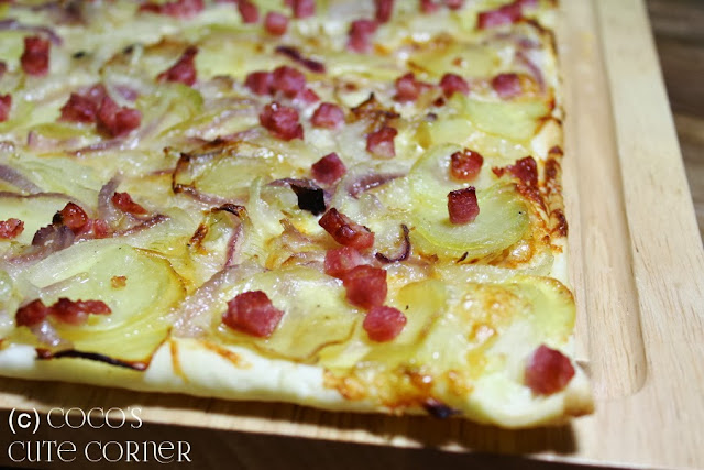 Tarte with Onions and Patatoes