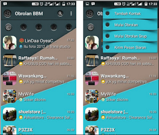 BBM MOD Dark Shade Of Grey v3.0.1.25 Apk Terbaru