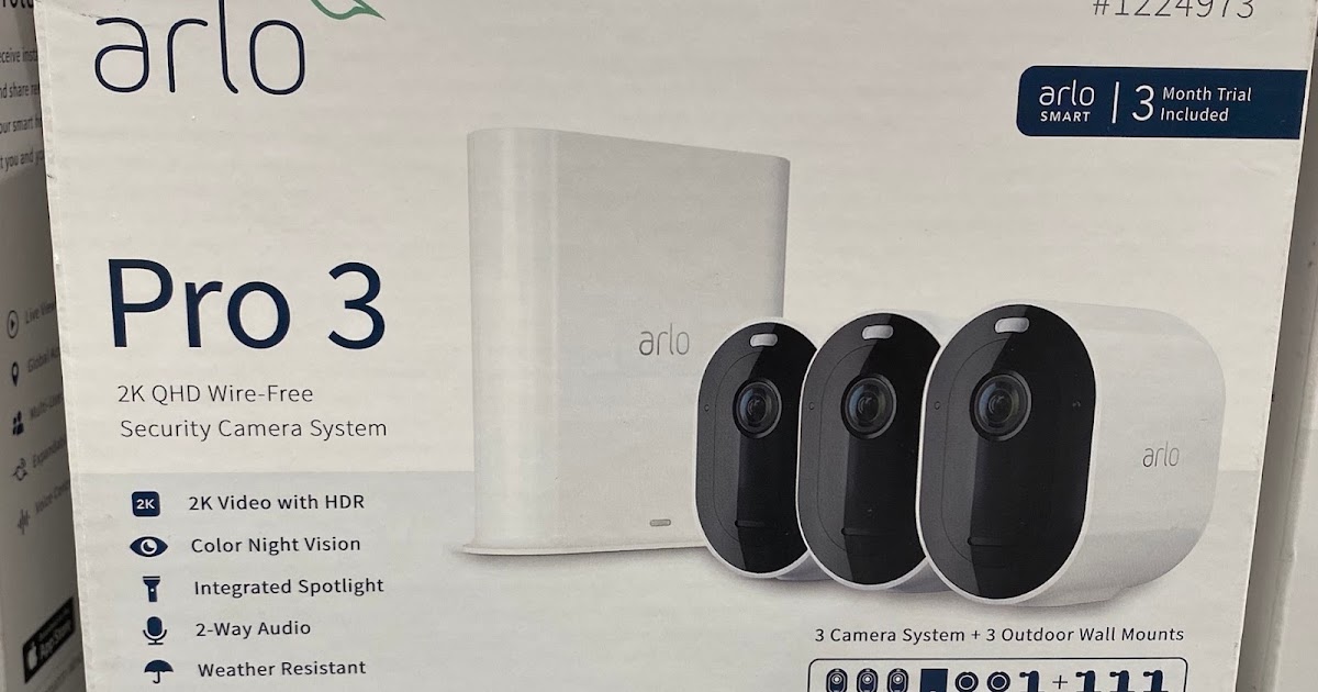 Arlo Pro 3 2k Qhd Wire Free Security