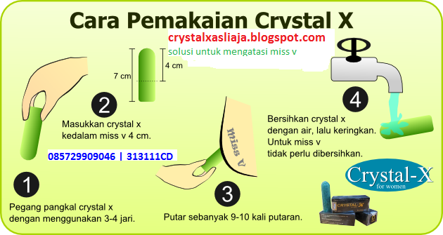 cara pakai crystal x