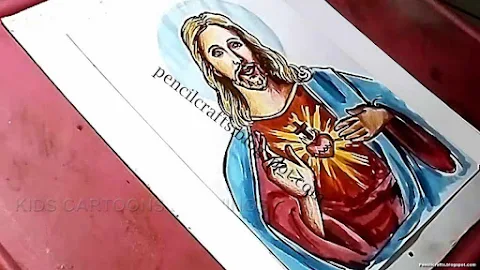 Pencil Drawings of Jesus Easy and Simple