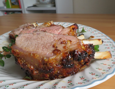 Apricot & Mustard Glazed Rack of Lamb