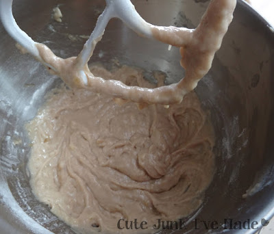 Skinny Coconut Banana Bread - batter