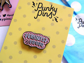 Punky Pins Feminist & Proud