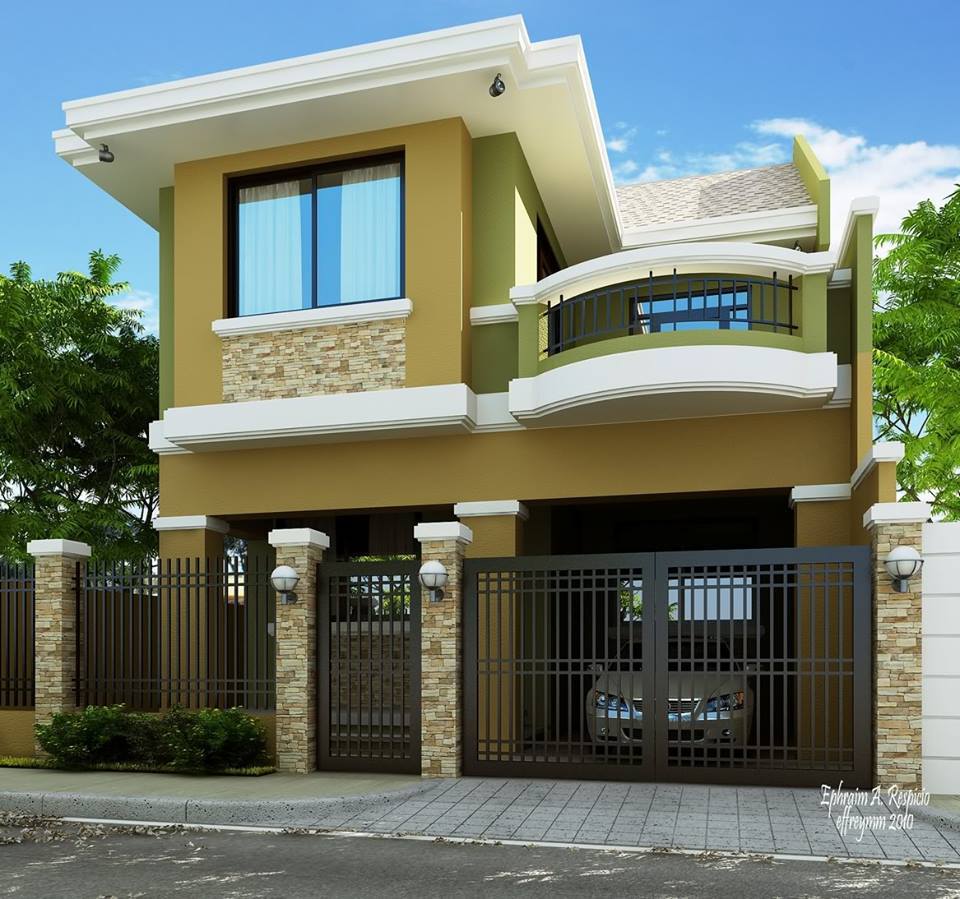 2 STOREY MODERN HOUSE DESIGNS  IN THE PHILIPPINES Bahay OFW
