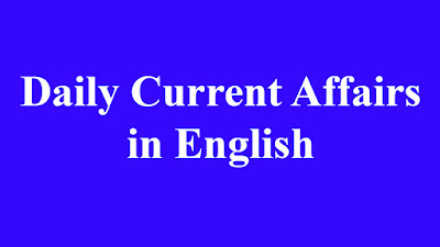 Daily Current Affairs in English : Current Affairs 15 May 2020