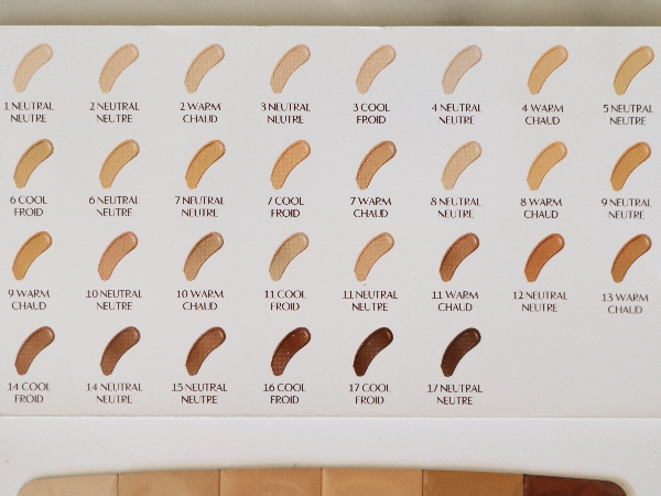 Charlotte Tilbury Beautiful Skin Foundation Swatches