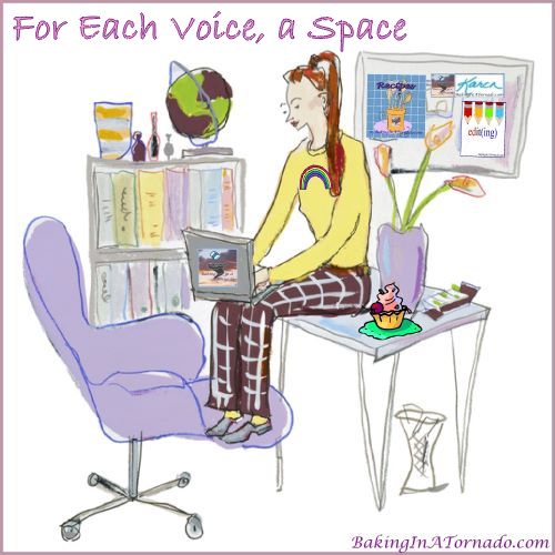 For Each Voice a Space |  graphic designed by, featured on, and property of www.BakingInATornado.com | #MyGaphics #Blogging