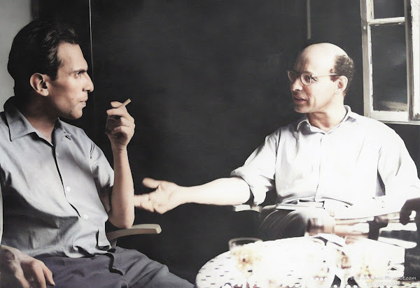 Mikhail Tal and David Bronstein.