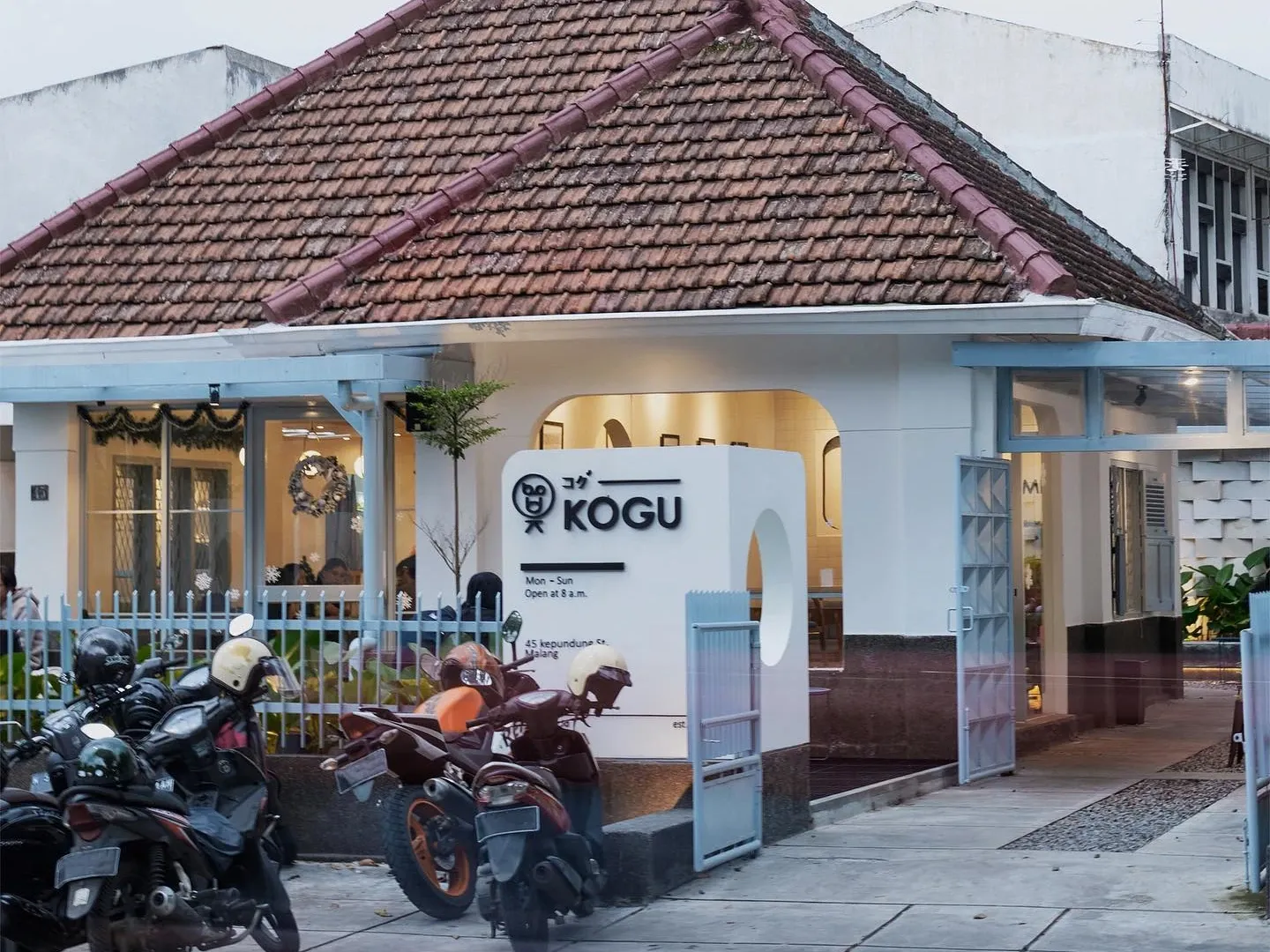 Kogu Cafe Malang Tampak Depan