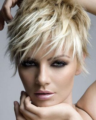 short funky hairstyles for women. funky short hair styles 2011