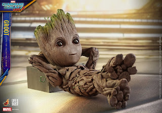 Baby Groot Free Printable Invitations, Labels or Cards.