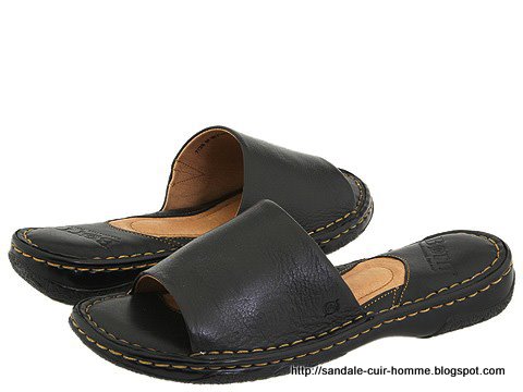 Sandale cuir homme:cuir-676736