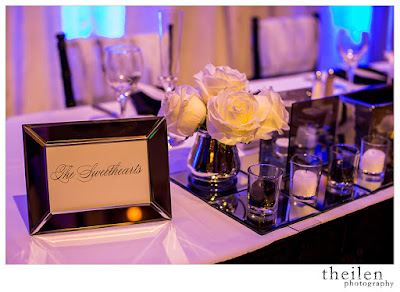 Modern Black and White Sweetheart Table l Theilen Photo l Atlantis Reno l Take the Cake Event Planning