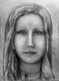 Portrait of a young girl-pencil sketch 1