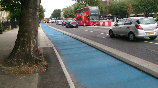 The undulating surface of the CS2U cycle highway.