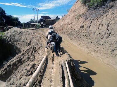 Jalan poros Malabo - Lakahang di Kab Mamasa