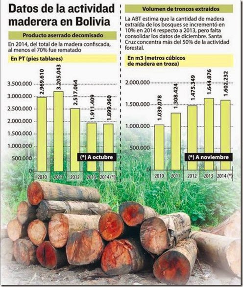 Madera en Bolivia