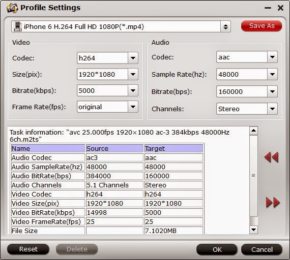 iPhone 6 Video Settings