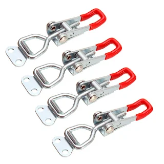 The item is a set of 4pcs simple and practical cabinet lever handle toggle catch latch Hown - store