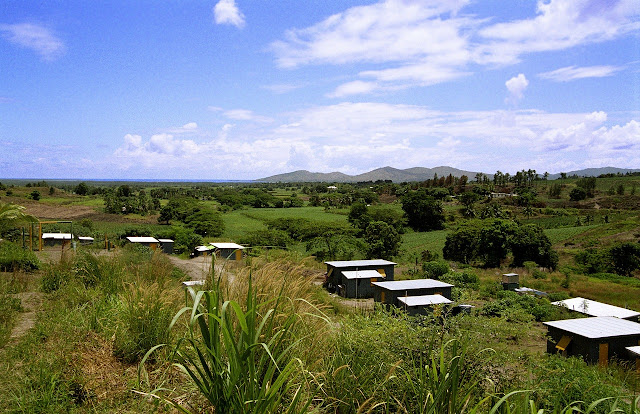 Houses at A Fiji Islet