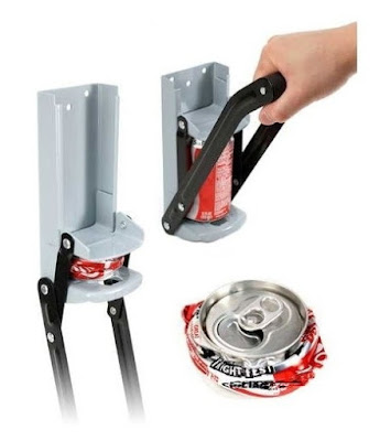Wall Mounted Can Crusher, Crushes Soda Cans And Beer Cans For Store More Cans In Your Recycling Bin