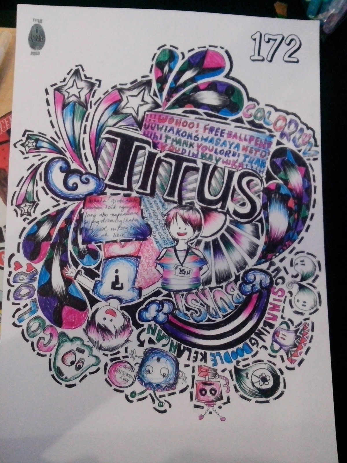 Titus Pens IDoodle Contest 2013 The Blahger