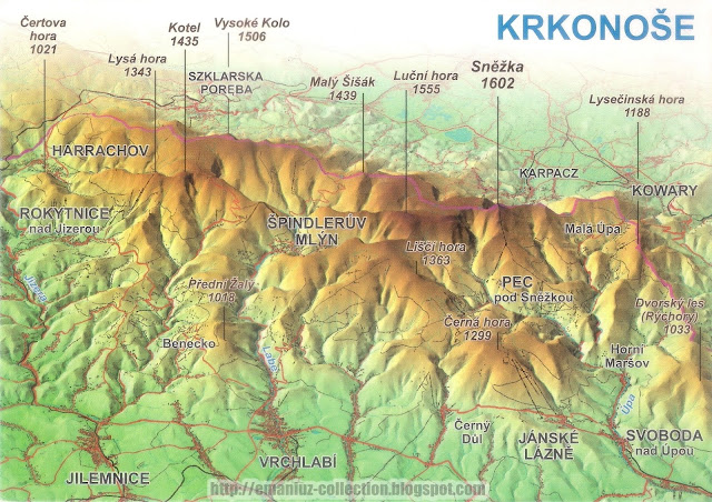 Giant Mountains / Krkonoše /  Karkonosze / Riesengebirge